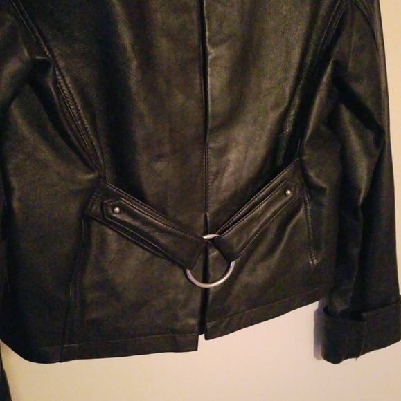 Gianna Lorenzi Women's Leather Jacket Lambskin - Picture 4 of 4